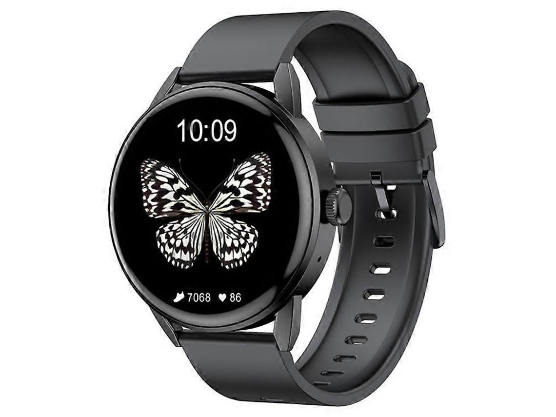 Reloj inteligente para mujer Gf03pro de 1,32 pulgadas con Bluetooth y correa de silicona para monitorización de la salud y llamadas Ly Ebike