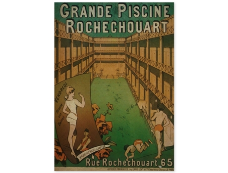 Poster NACNIC Vintage de Piscina