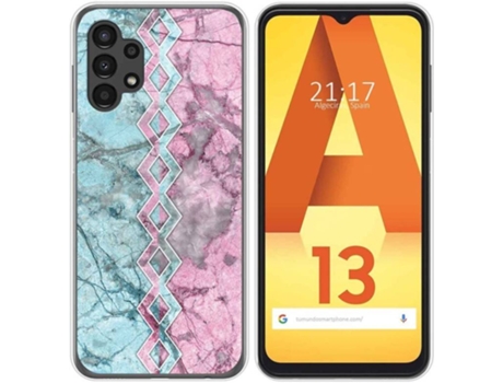 Carcasa para Samsung Galaxy A13 4G TUMUNDOSMARTPHONE Dibujos Mármol 08 Multicolor