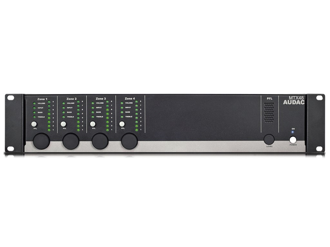 Amplificador de audio Mtx48 para el hogar, color negro, Audac
