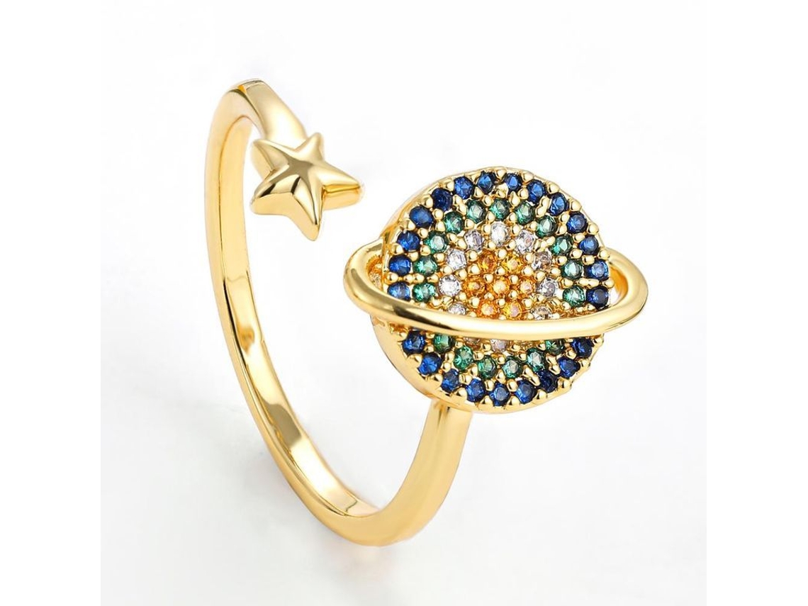 Anillos giratorios antiestrés 2026 para mujer, acero inoxidable dorado, sol, estrella, ojo turco, girasol, Jmq Gold3