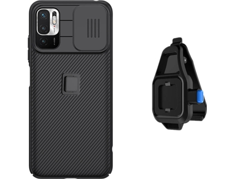 Funda Redmi Note 10 5G Camshield con Soporte para la Cintura Negro