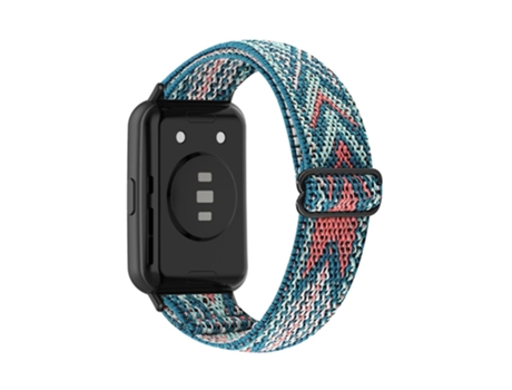 Correa de nailon trenzado respirable estilo etnico para Huawei Watch Fit 2 - patrón de flecha
