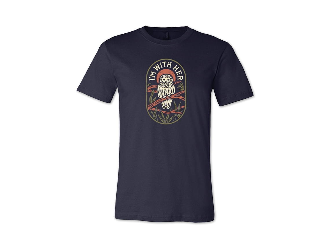 I'm With Her Owl Winter Tour T-shirt Rockinstone Unisex Adults Best Sellers Size:m