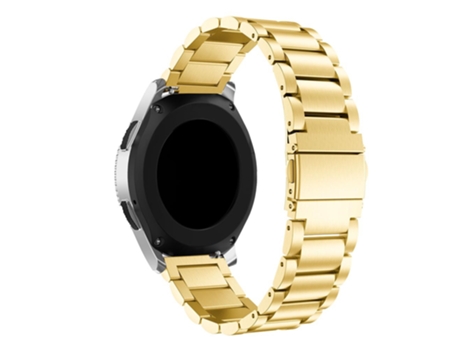 Correa de acero inoxidable tres perlas 22mm para Samsung Galaxy Watch 46mm - dorado