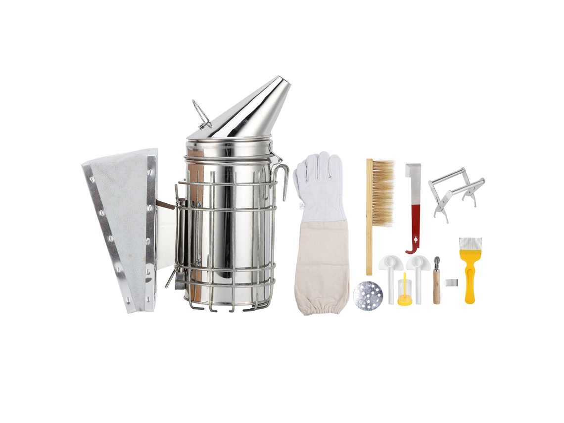 Kit De Iniciación A La Apicultura De 10 Piezas Con Herramienta Para Colmenas, Guantes Y Herramientas Para Colmenas.