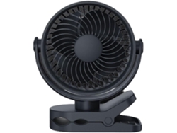 Ventilador De Mesa Portátil Con Clip Ventilador Multifuncional Recargable Cuatro Velocidades Portátil