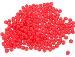 5500 cuentas de vidrio rojo para pulseras y manualidades. Slowmoose