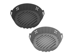 Hojas de silicona para freidora de aire, reutilizables, inserciones redondas para una fácil limpieza NEVEANCE