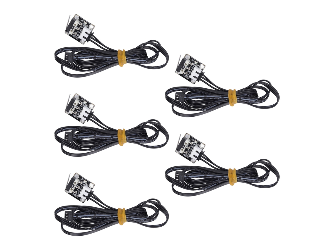 5 Pcs Interruptor de Limite Mecânico 3 Pinos Módulo Retardante de Chamas para Impressora 3d Ender 3