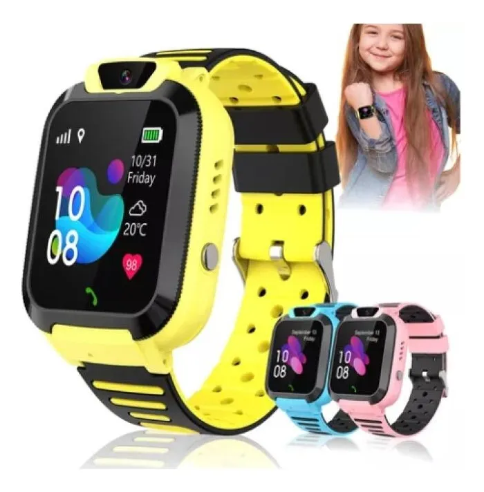 Reloj inteligente infantil Evayotoy con GPS y llamadas, resistente al agua.