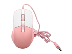 Ratón mecánico para juegos con cable e iluminación RGB.