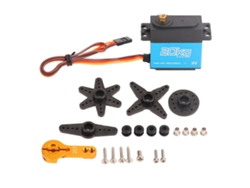 Ymsl Servo De 20kg Aluminio 270 Grados Engranaje Metal Con Brazo 25t Para Coches Rc 1/10 1/12 Hxl