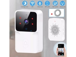 Videoportero inteligente inalámbrico con wifi, timbre de seguridad, cámara, intercomunicador Zeuxo