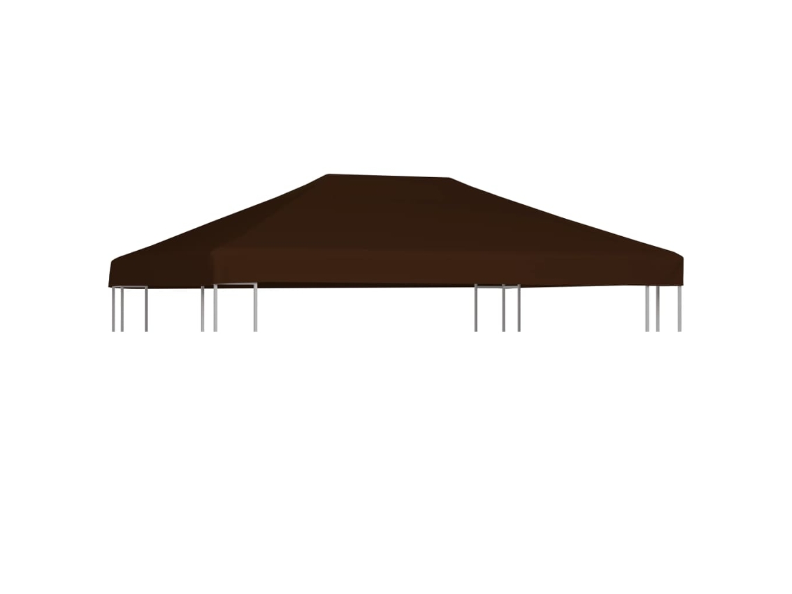 Toldo De Cenador Marrón 310 G/m² 3x4 M