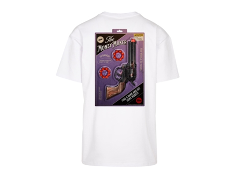 Camiseta para Unisexo MISTER TEE (XS - Algodón - Blanco)