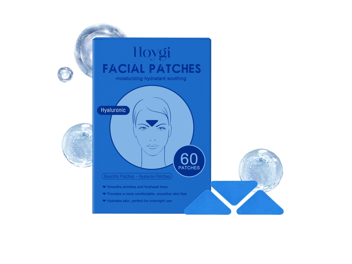 Parche azul antiarrugas con ácido hialurónico