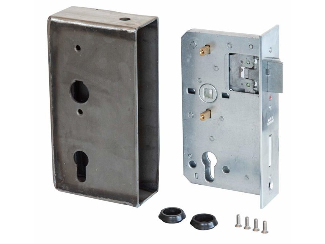 GAH-ALBERTS Carcasa de pestillo de acero bruto Gah Alberts con retroceso de pestillo galvanizado 65 mm Espaciado 72 mm