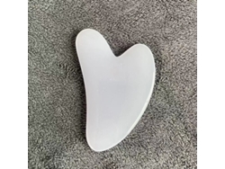 (blanco C) 1 Tablero De Gua Sha De Resina En Forma De Corazón, Masajeador Facial, Herramienta De Masaje Spa