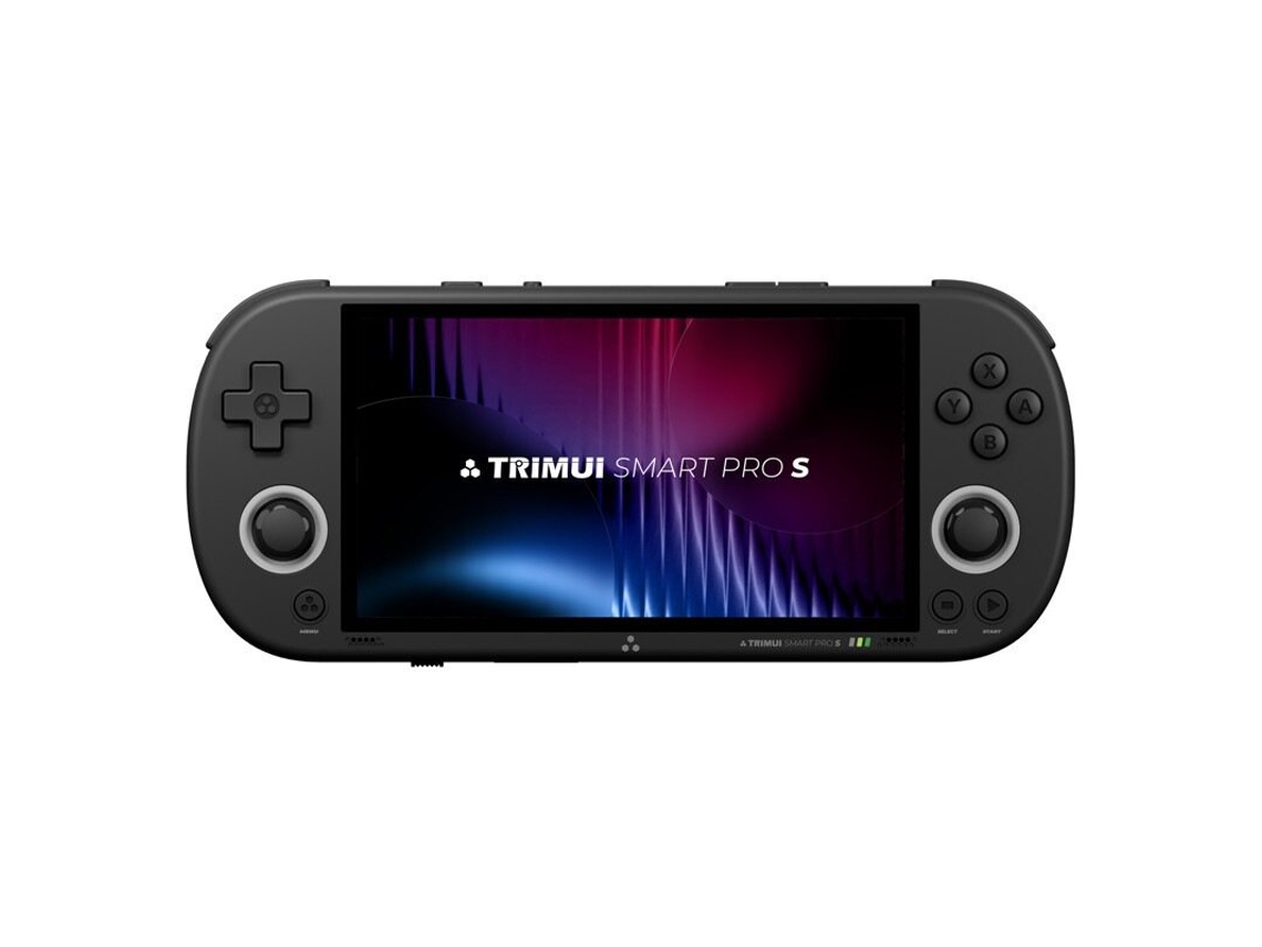 Consola De Juegos Portátil Trimui Smart Pro S Gris 256g Con Más De 17000 Juegos Integrados, Pantalla Ips 4,96 Pulgadas Y Procesador Ocho Núcleos.