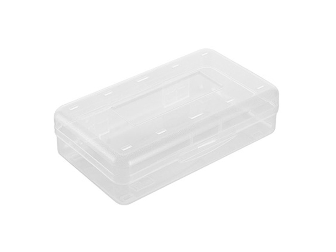 Estuche De Plástico Transparente Para Lápices Con Cierre A Presión, Gran Capacidad, Para La Escuela Y Los Niños.