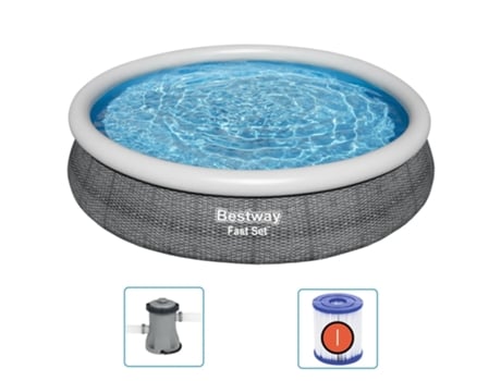 Conjunto De Piscina Redonda 366X76 cm BESTWAY