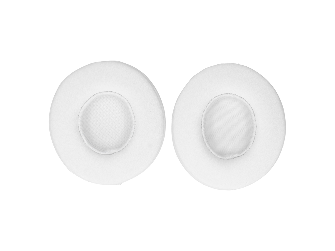 Almofada De Fone De Ouvido Substituição Fyz‑139 Couro Artificial + Espuma Branco Bloqueia Ruído Acessório Headset