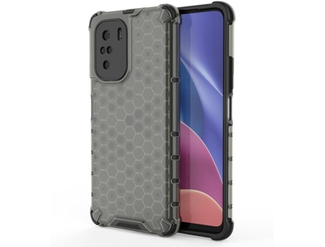 Funda Xiaomi Redmi K40/K40 Pro/K40 Pro Plus/Poco F3 LMOBILE Honeycomb Armor (Negro)