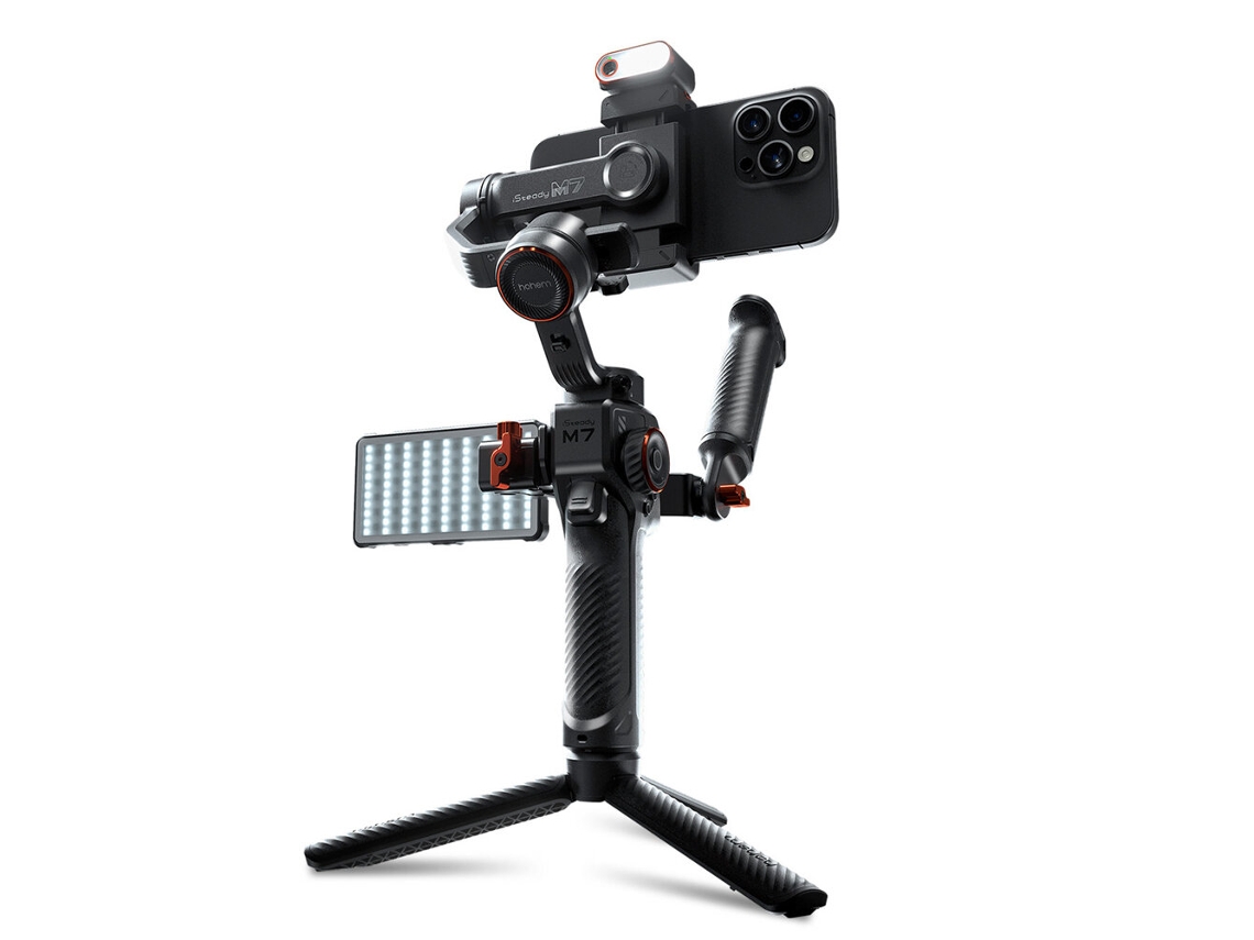 Versión Básicahohem M7 Isteady M7 Estabilizador Móvil 3 Ejes Antivibración Palo Selfie Extensible Vlogs Directo