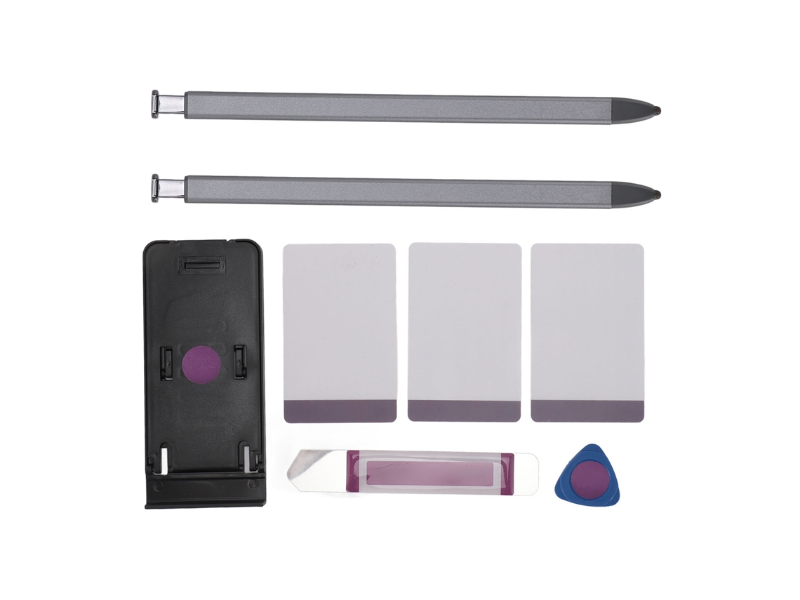 Aetheria - 2 bolígrafos de repuesto estilo lápiz para Stylo 7 Q740 con soporte para teléfono móvil de alta sensibilidad - Gris