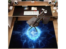 Tapete Cadeira Protetor Piso Escritório Antiderrapante 80 X 120 Cm Gamer, Chão