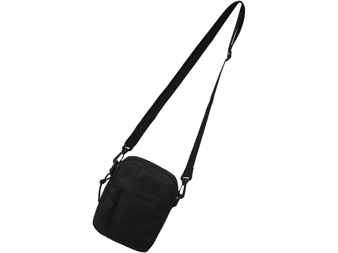 Bolsa Transversal Feminina Ciieeo Em Lona Preta, Bolsa Grande, Simples E Elegante, Fácil De Usar.