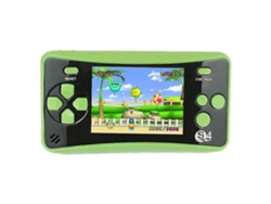 Consola de juegos portátil compatible con niños, consolas de sistema arcade, reproductor de videojuegos, gran regalo de cumpleaños, verde GOKOCO