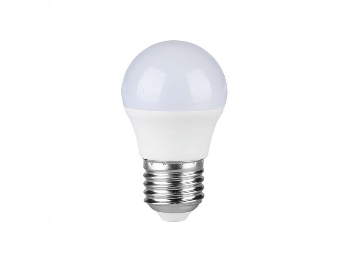 Bombilla LED de plástico de 3,7 W, 3000 K, E27, G45, V tac VTAC