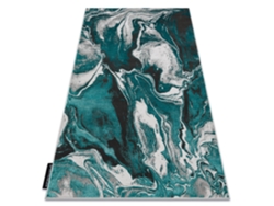Alfombra de Luxe Moderna 622 Abstracción - Structural Verde/Antracita (240 x 330 cm)