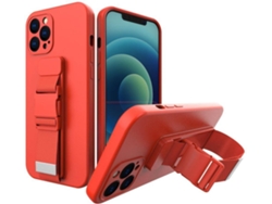 Funda Samsung Galaxy S20 LANYARD Lisa (Rojo)