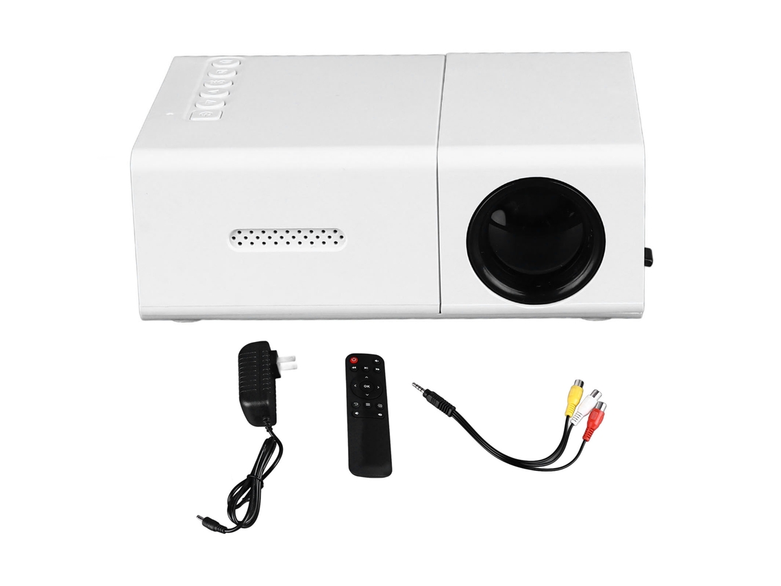 Projetor Led Portátil 1080p Hd Para Filmes Ao Ar Livre Com Controle Remoto Para Teatro Em Casa E Quarto