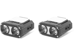 2 Luces Led De Doble Haz Con Clip Para Gorra, Mini Faro Delantero Con Sensor, Recargable Por Usb Y Ángulo