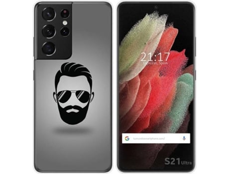 Carcasa Samsung Galaxy S21 Ultra 5G TUMUNDOSMARTPHONE Barba Multicolor