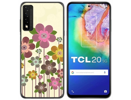 Carcasa TCL 20 5G TUMUNDOSMARTPHONE Dibujos Multicolor