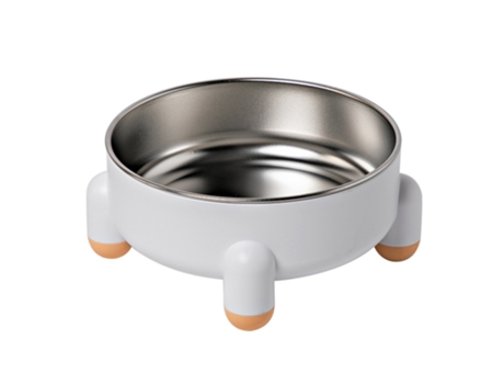 ELKUAIE Cuencos de comida y agua para mascotas, comedero antivómitos para perros y gatos, protege la columna vertebral de las mascotas