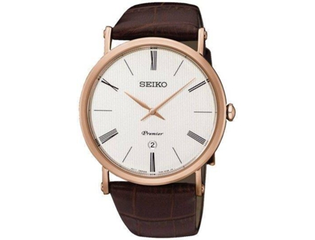 Reloj SEIKO Hombre (Piel - Marrón)