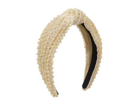 Diadema De Pedrería Hecha A Mano - Beige Diadema De Pedrería Hecha A Mano - Beige JEIIBRZUI