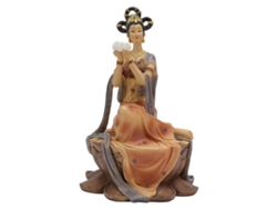 Estatua Antigua De Mujer En Resina, Estilo Chino, Hermoso Artículo Decorativo Para El Hogar, La Oficina O El Hotel.