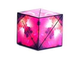 Caja Transformable 3d Cubo Puzzle Educativo Para Niños Y Adultos Alivio Del Estrés Desarrollo Cerebral Rojo
