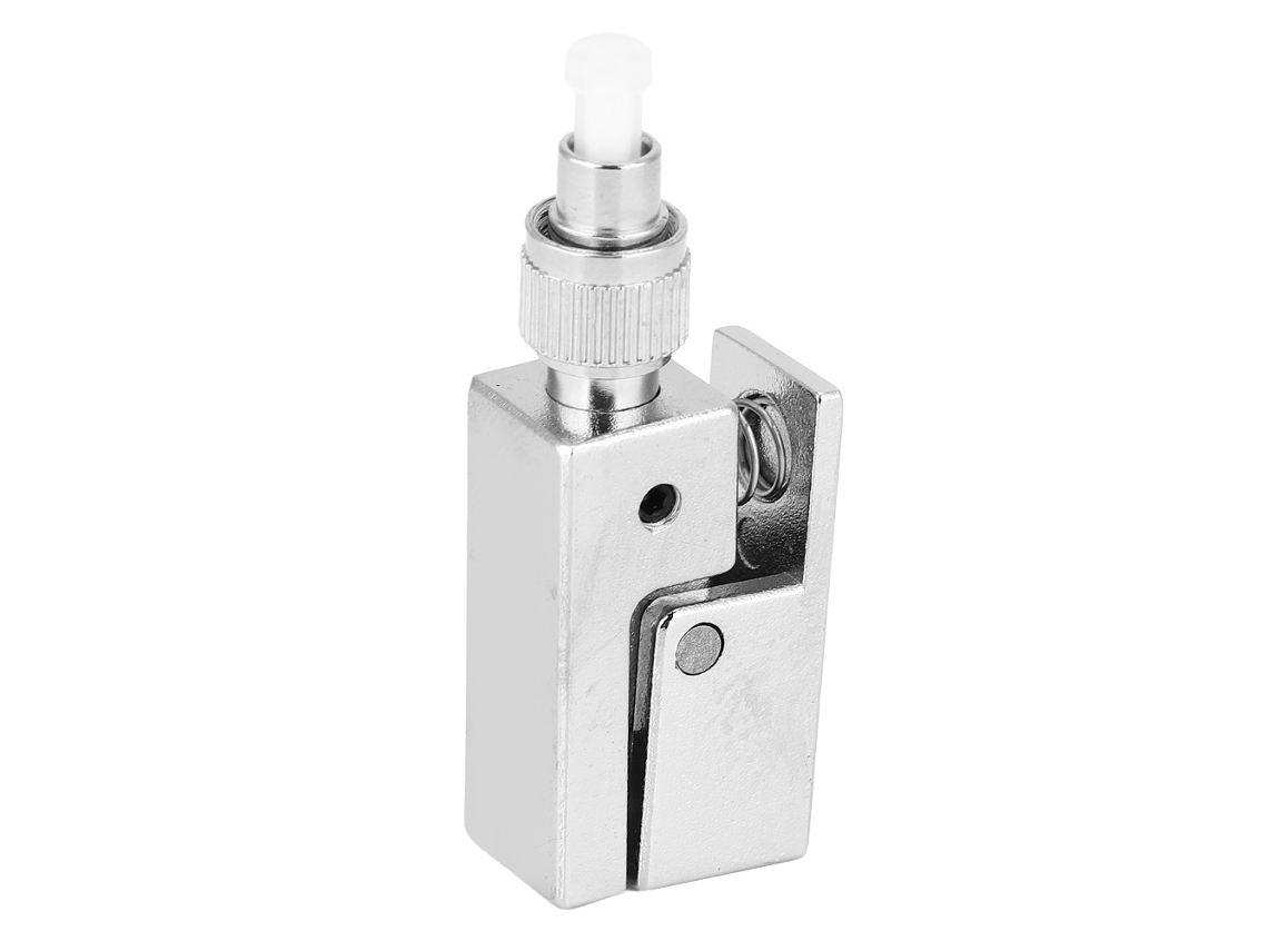 Adaptador De Fibra Óptica Fc Para Fibra Desnuda Con Baja Pérdida De Inserción Y Estabilidad.