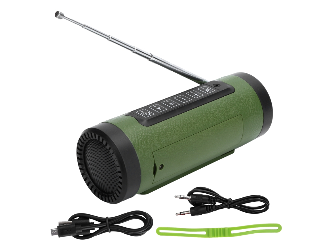 Caixa De Som Bluetooth Portátil Pl-89 Com Subwoofer Lanterna Led Rádio Fm À Prova De Água Para Viagens Ao Ar Livre