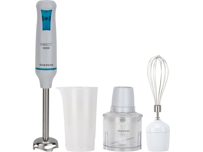 Batidora de Mano + Accesorios TAURUS Robot 500 Plus (500 W - Blanco)