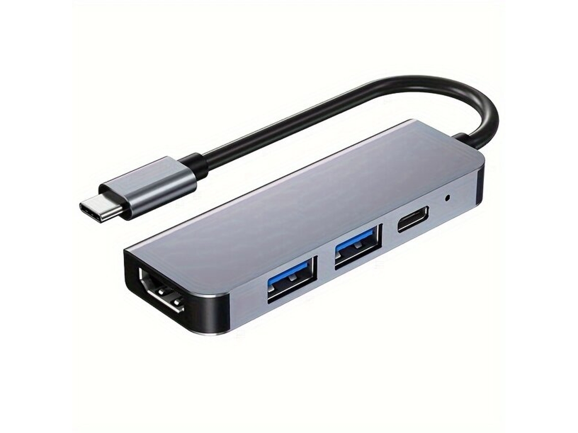 Adaptador concentrador USB C 8 en 1 con HDMI 4K Tadvyyvayotoy
