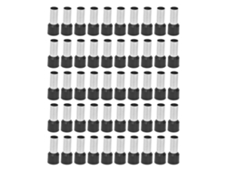 TRUYUETY Terminales Aislados 50 Unidades E25-16 4 AWG Conectores de Cable Estilo UE